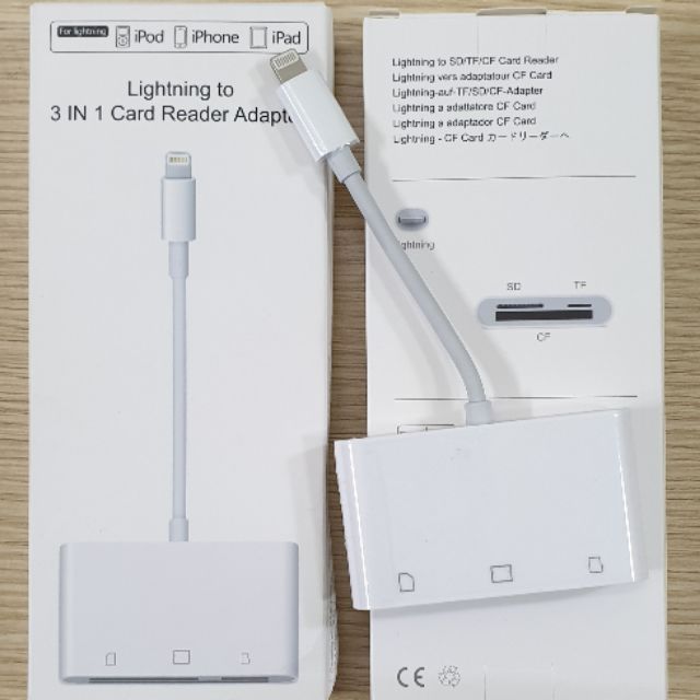 Đầu đọc thẻ OTG đa năng cho iPhone