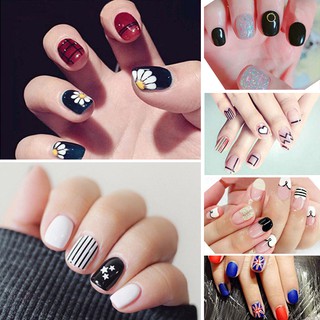 Nail Wraps Set Dán móng tay 14 miếng không thấm nước nhiều mẫu ZY6xx(1)