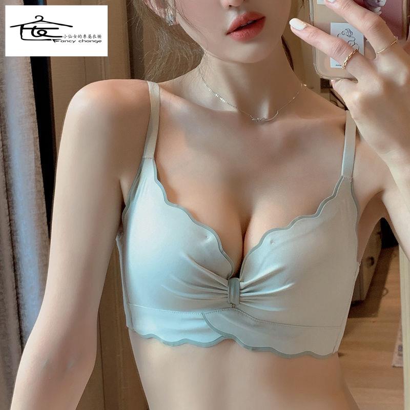 Giảm Giá Đặc Biệt Bán Chạy ~ Bộ Áo Ngực Nhỏ Không Gọng Thép Hỗ Trợ Nâng Ngực Chống Lộ Cúp Vừa Mỏng Có Thể Điều Chỉnh