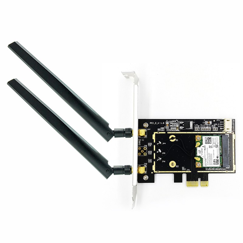 Card Mạng Không Dây Mini Pcie Sang Pcie Ac Bcm94352 7260ac Ar5B229 1200mbps