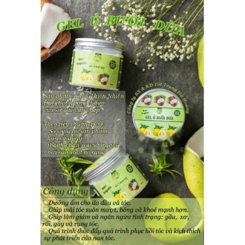 Gel ủ bưởi dừa THH mọc tóc  Không Bết Tóc