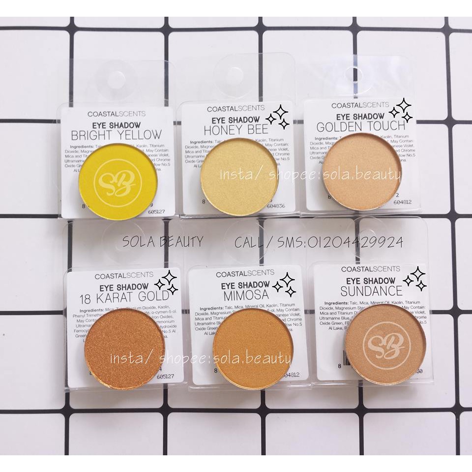 Các màu mắt lẻ (Phần 12) - Coastal Scents