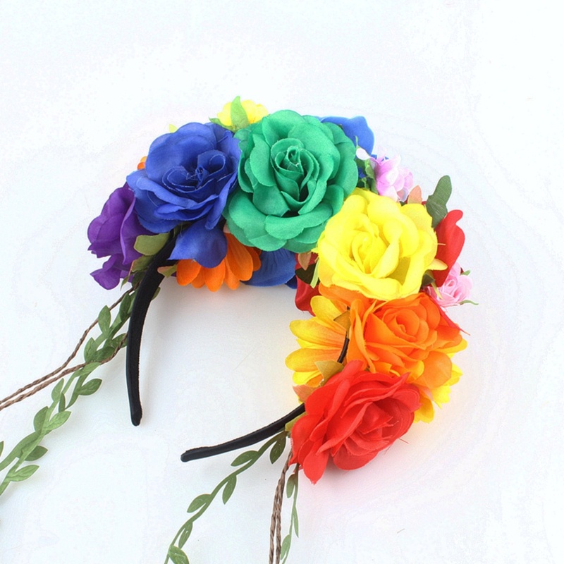 Băng Đô Cài Tóc Đính Hoa Phong Cách Halloween