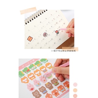 Nhíp gắp sticker tone màu macaron siêu đẹp.