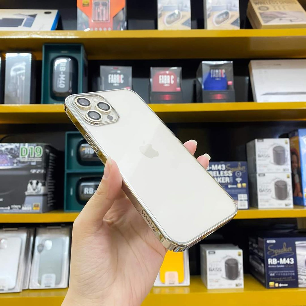 (IPHONE 13) Ốp cao cấp Devia Cực Đẹp lưng trong viền màu Iphone 12/ 12 pro/ 12 max/ 12 pro max/ 13/ 13 promaxchính hãng