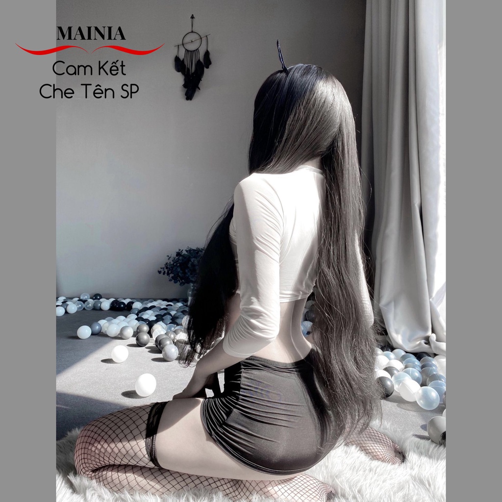 Set Đồ Ngủ Cosplay Cô Thư Ký Gợi Cảm Quyến Rũ Mainia Shop