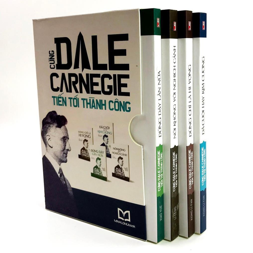 Sách - Cùng Dale Carnegie tiến tới thành công (Hộp 4 cuốn) [ Minh Long]