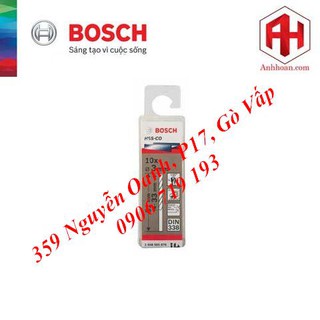 Bộ mũi khoan inox bosch hss-co 3mm 2608585876