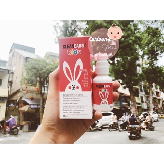 XỊT TAN RÁY TAI CHO BÉ CLEANEARS KIDS