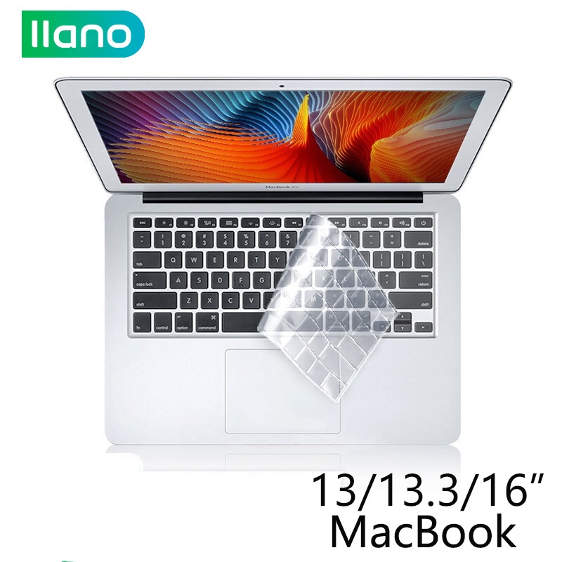 llano Màng bảo vệ bàn phím không thấm nước cho máy tính xách tay   Air Pro Bảo vệ trong suốt TPU