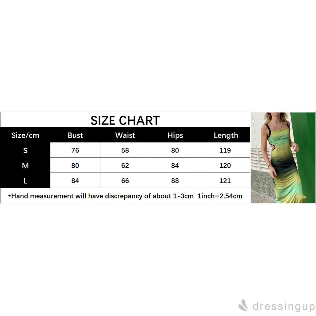 DRE-Women Midi Dress,Suspender Sleeveless Cross Tie-up Bandage Open Back Gradient Contrast Color Dresses