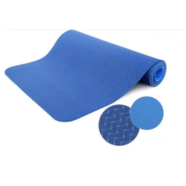 Thảm Tập Yoga,Gym dầy 6mm-8mm 2 lớp TPE cao cấp loại xịn chống trơn tuyệt đối.