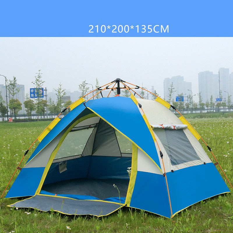 Lều cắm trại, lều tự bung cao cấp chống nước, chống tia uv hãng chính hãng cho 3-5 người (có bảo hành)