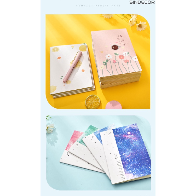 sổ tay tập vở đồ dùng học tập A5-B5 mẫu mới nhất 2022 phong cách Nhật Bản dễ thương Sindecor