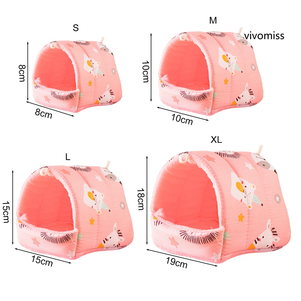Nhà cho chuột hamster/thú cưng họa tiết hoạt hình dễ thương