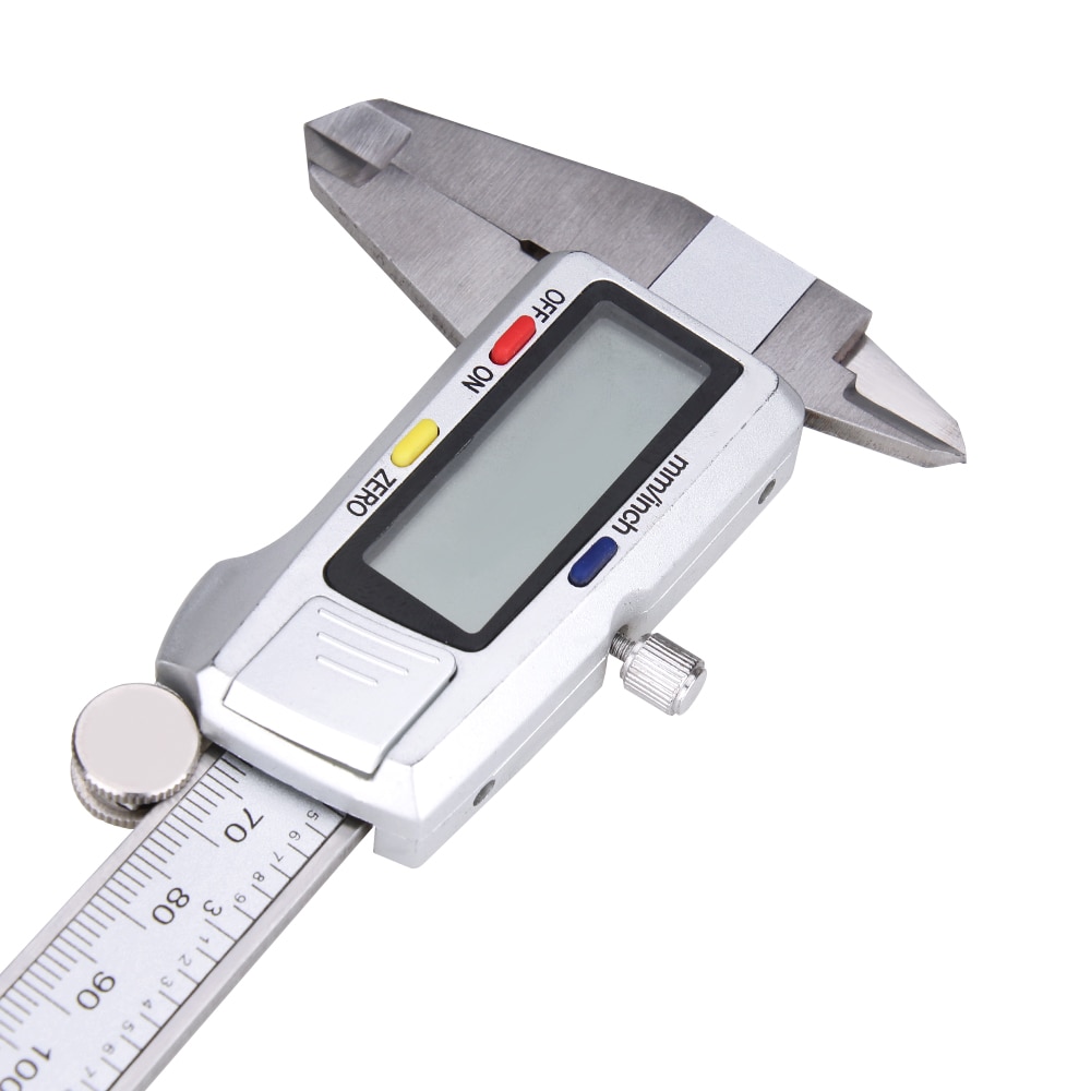 EKEZ 150MM Dụng cụ đo kỹ thuật số kim loại bằng thép không gỉ Vernier caliper
