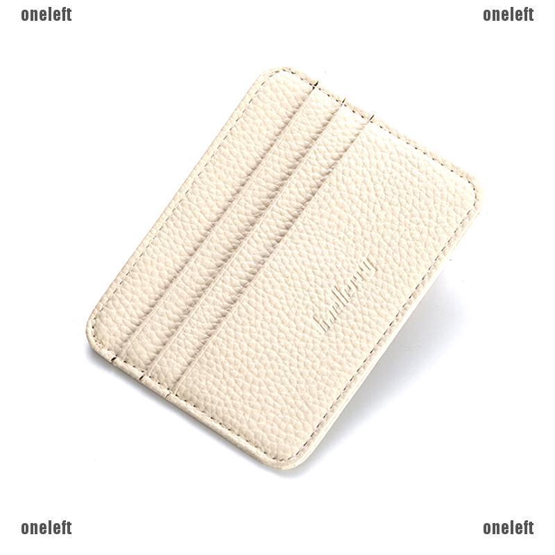 👗THỊNH HÀNH👗Mens Leather Card Slim Bank Credit Card ID Card Holder Case Bag Wallet Holder