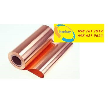 Đồng tấm lá đỏ dày 0.1x600mm