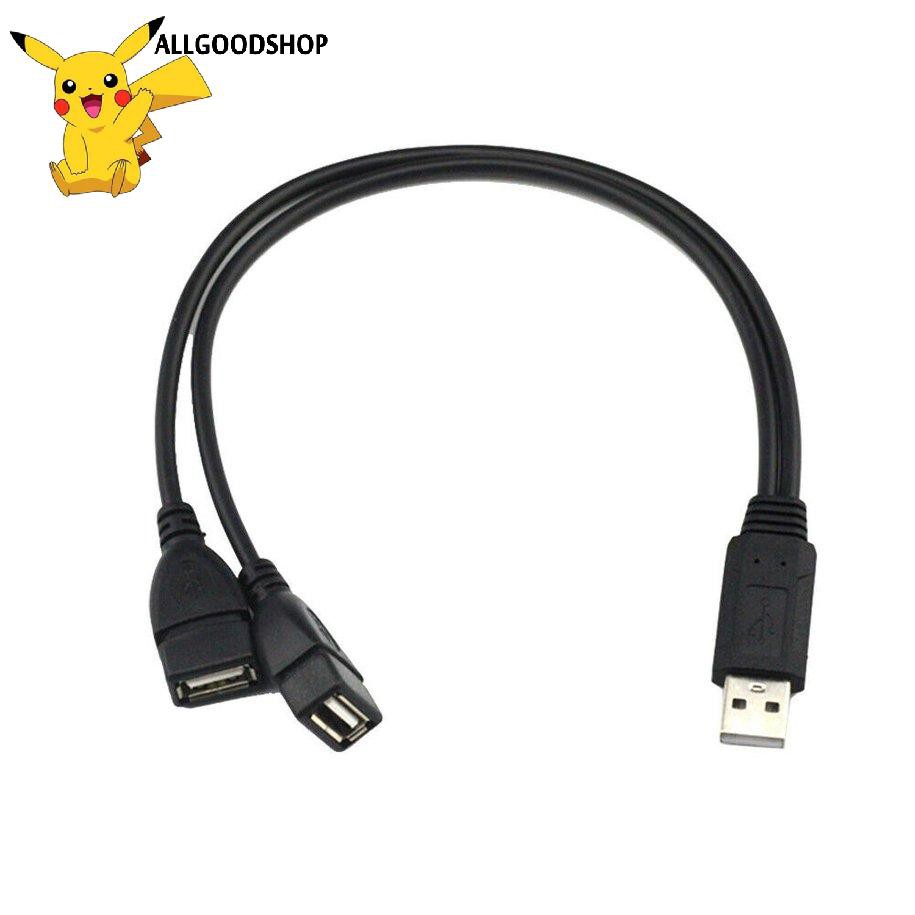 Dây cáp tiếp hợp chữ Y hai cổng USB 2.0 đầu âm tiện dụng và bền