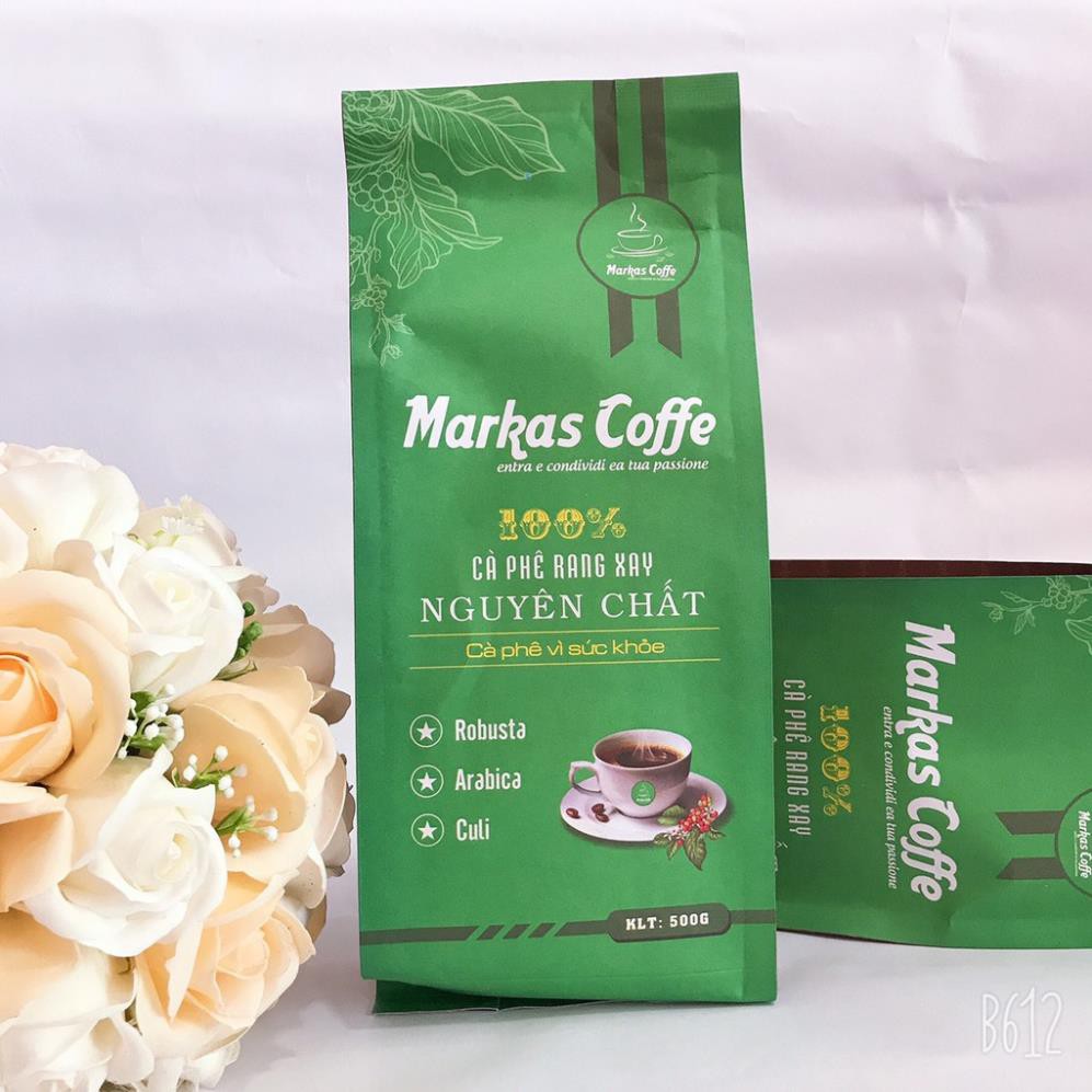 [Nông Sản Sạch] Combo 2kg cà phê nguyên chất rang mộc Foody Coffee - robusta + arabica