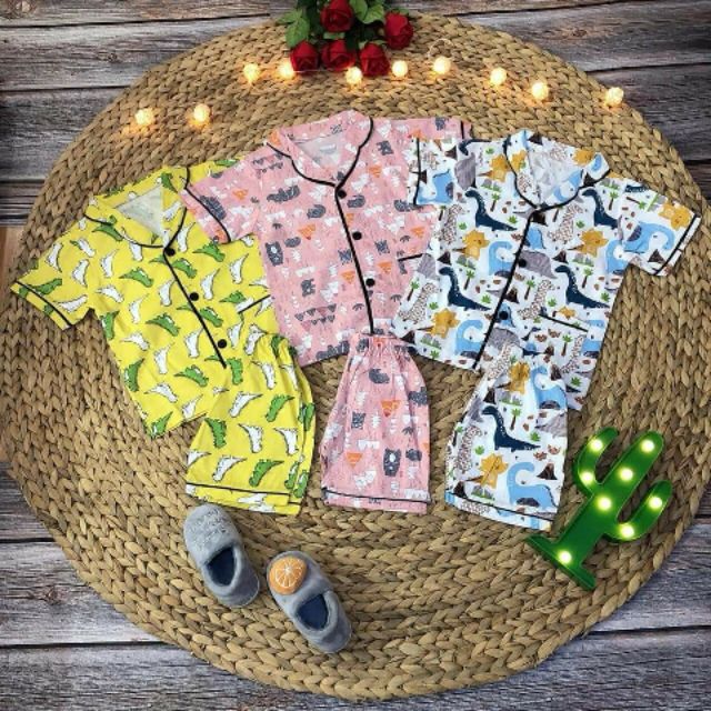 Thanh lý bộ Pijama thô Hàn cho bé trai/ bé gái