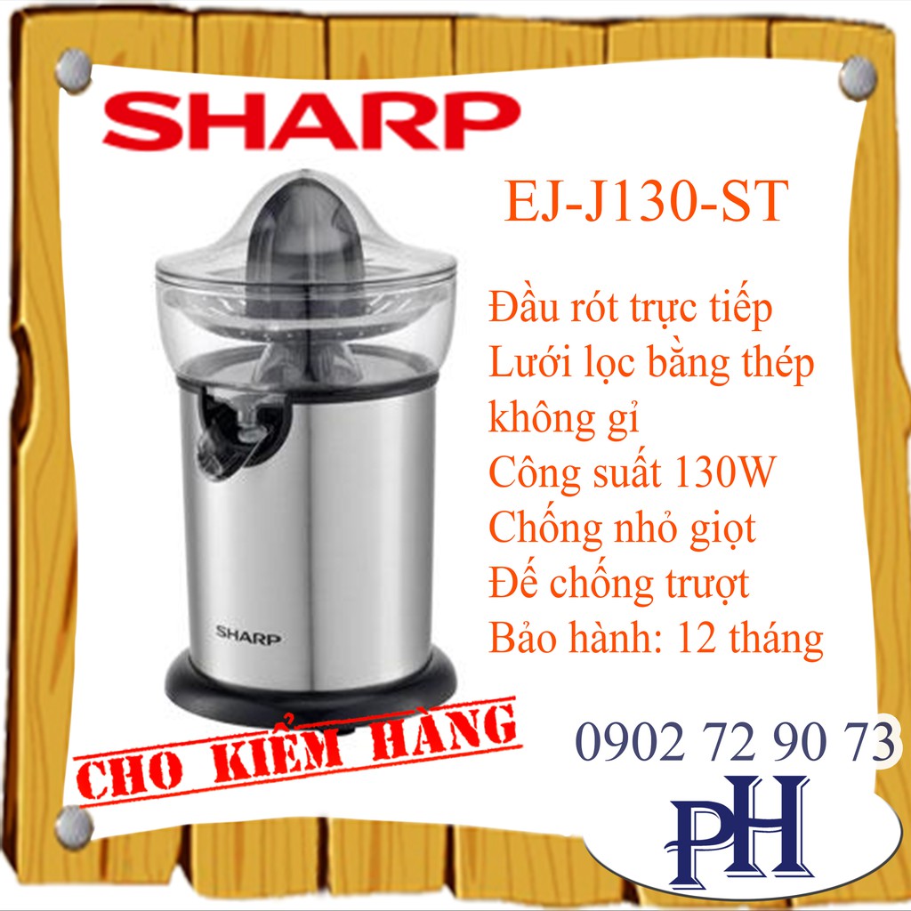 Máy Vắt Cam Sharp EJ-J130-ST (Sharp J130)