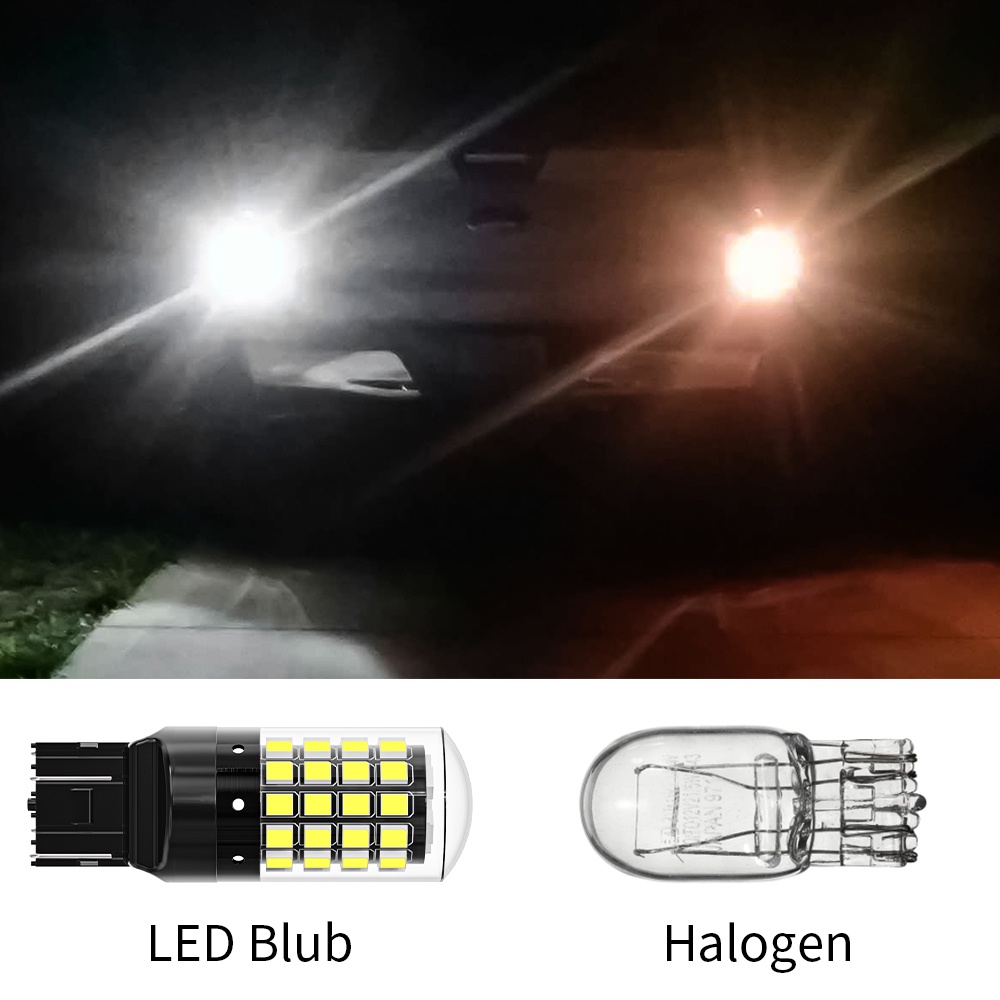 1 Đèn LED Phanh 1156 BA15S BAU15S 1157 Bay15d T20 7440 7443 2835 54SMD Siêu Sáng Cho Xe Hơi