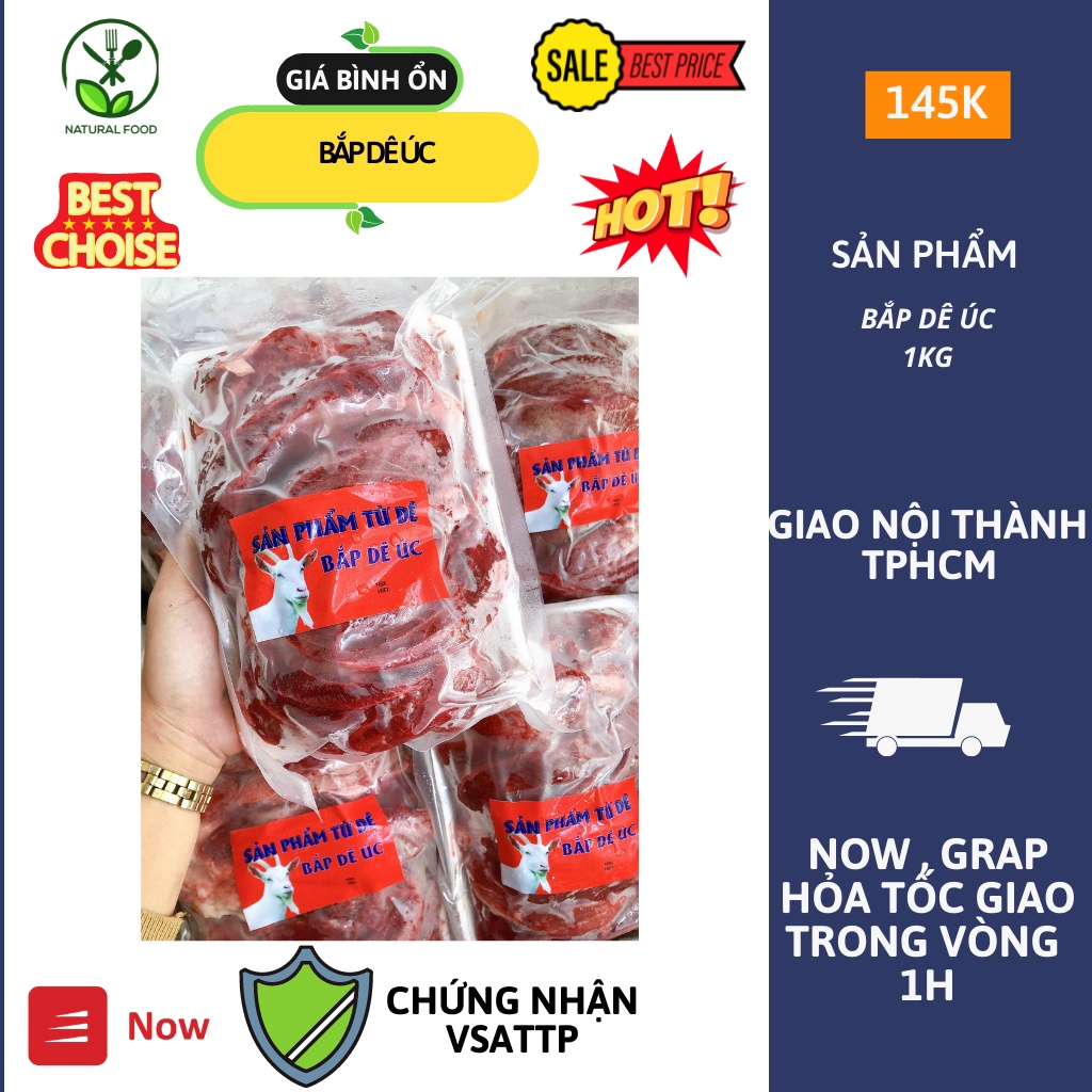 Bắp dê Úc Nhập Khẩu [FREESHIP Hóa Đơn 300k Hỏa Tốc TPHCM 1h]