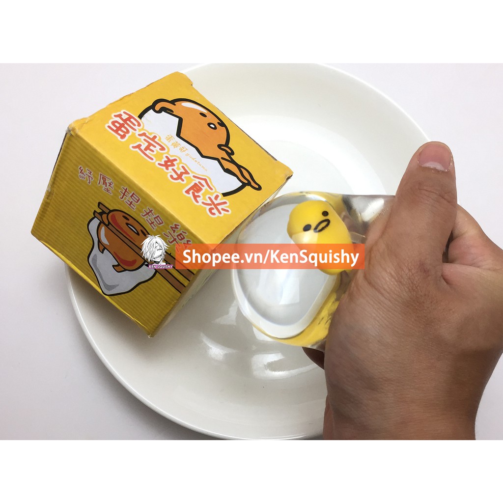 Đồ Chơi Trứng Lười Gudetama | Trứng Bóng Bóp