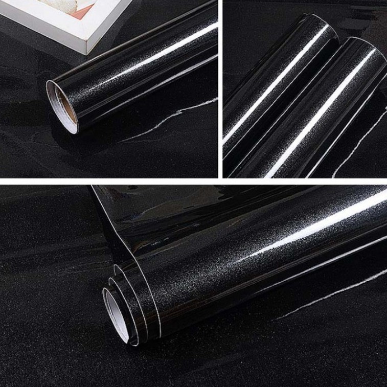 Decal dán tường DÁN BÓNG ĐEN khổ 60cm (giá bán 1m)