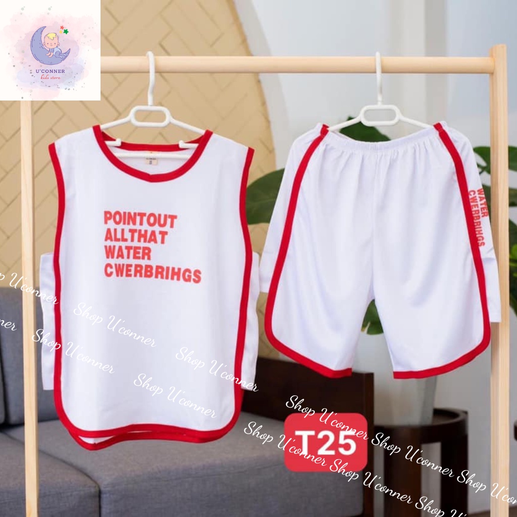 Hàng mới, Quần áo trẻ em, bộ thể thao sát nách size đại từ 15-46kg