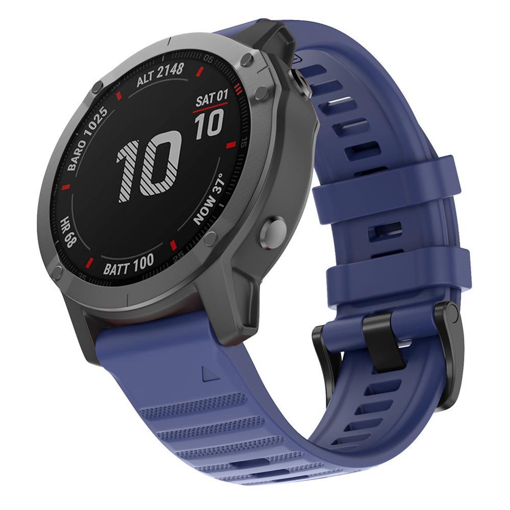 Dây đeo silicon 20mm 22mm 26mm cho Garmin Fenix 6 6X Pro 5 5X Plus Smart Watch Fenix 5S Plus 6S Pro
