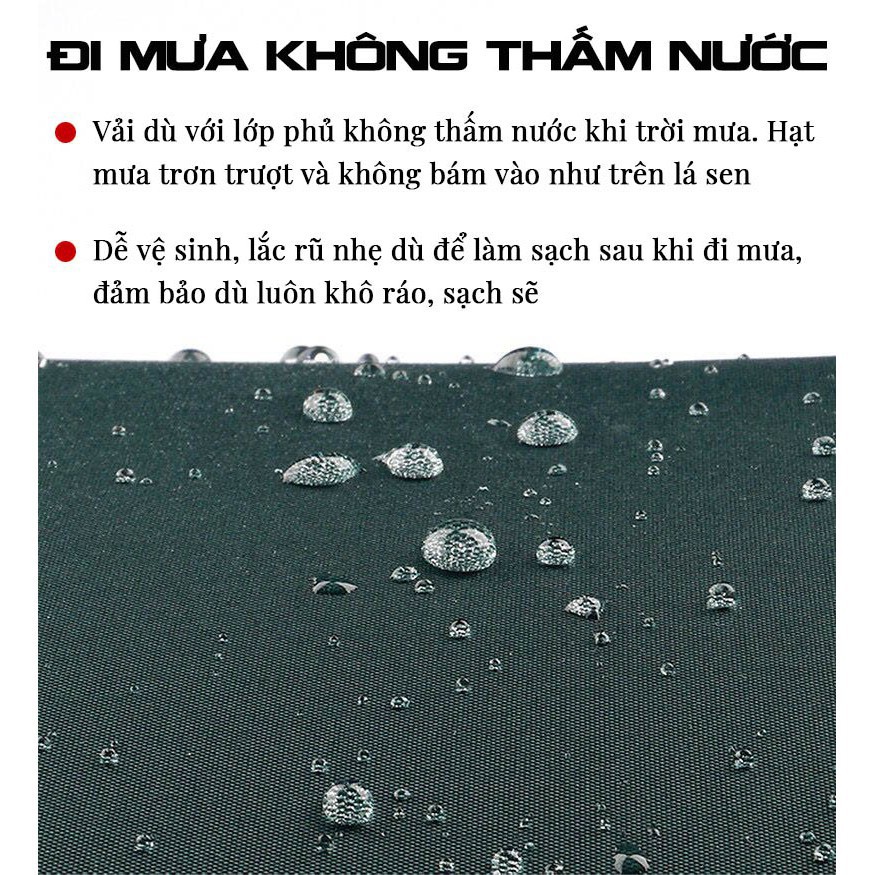 Dù Che Mưa☂Ô Che Mưa Che Nắng Cỡ Lớn Cao Cấp 8 Nan Gấp Gọn Chống Tia UV 2 Lớp Nhiều Màu In Hoạ Tiết UV [HÀNG ĐẸP]