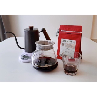 Cà phê rang xay nguyên chất DE coffee - Mix 80% Robusta, 20% Arabica