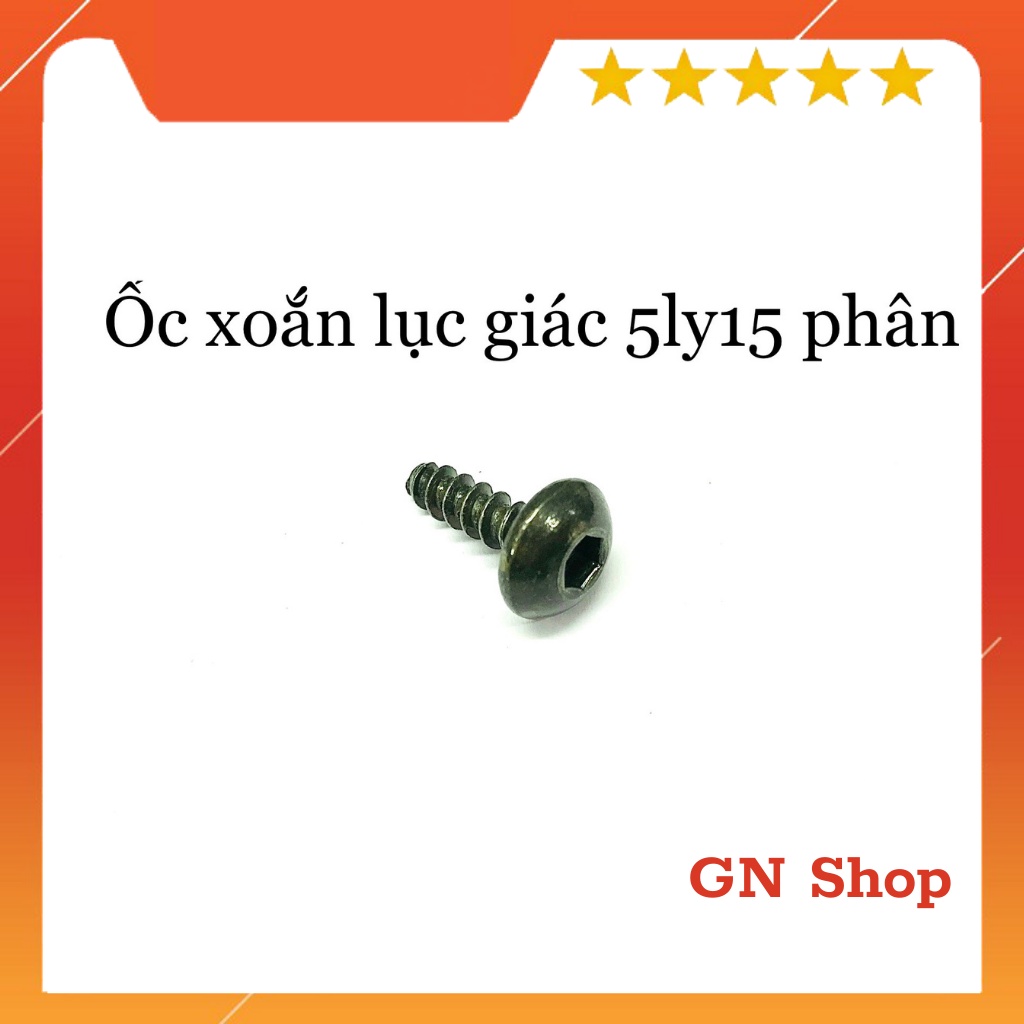 Ốc lục giác gắn dàn áo xe Yamaha 5ly12 phân - 5ly15 phân
