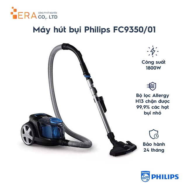 Máy hút bụi Philips FC9350 1800W - Hàng chính hãng