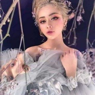 Váy voan chụp Bầu - chụp mẫu concept.
