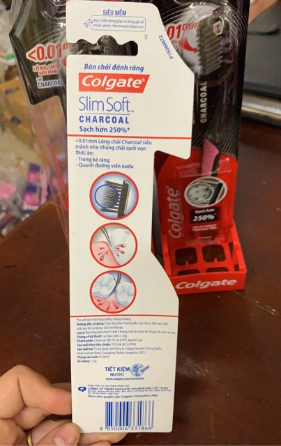 Bàn Chải Đánh Răng Colgate Slim Soft Than Hoạt Tính