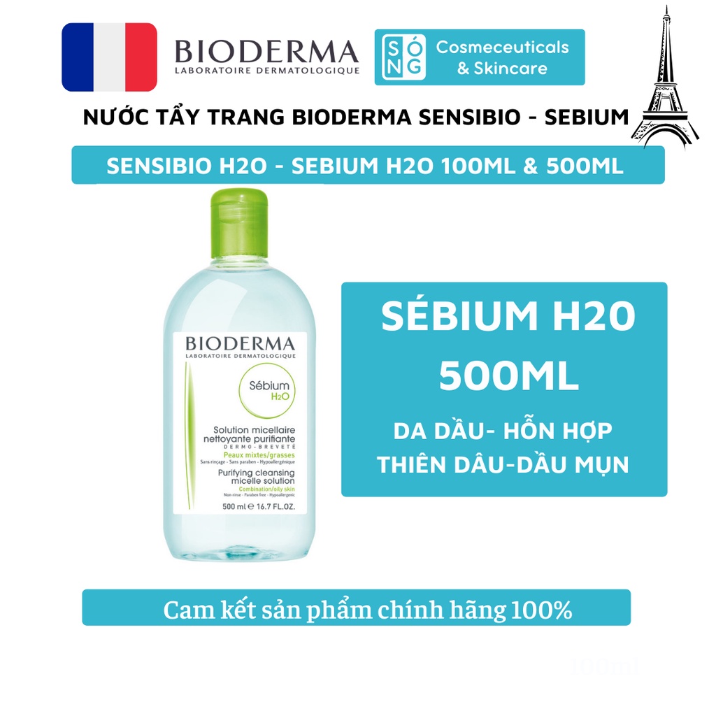 [AUTH] Nước Tẩy Trang Bioderma Cho Mọi Loại Da 500ml