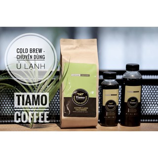 Cà phê - Cold Brew 500gr - nguyên chất rang mộc - Tiamo Coffee chyên dùng Ủ lạnh - Thơm ngon