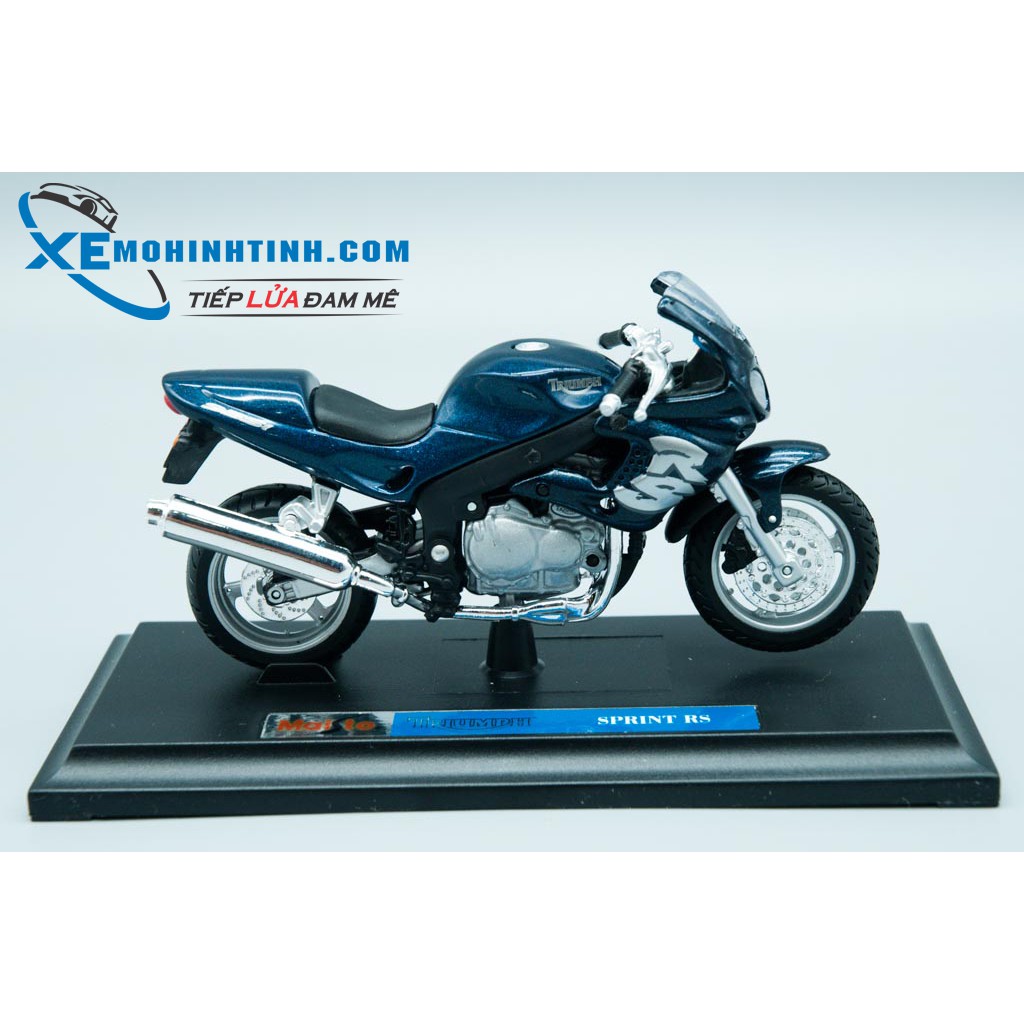 Xe Mô Hình Triumph Sprint Rs 1:18 Maisto (Xanh Dương)