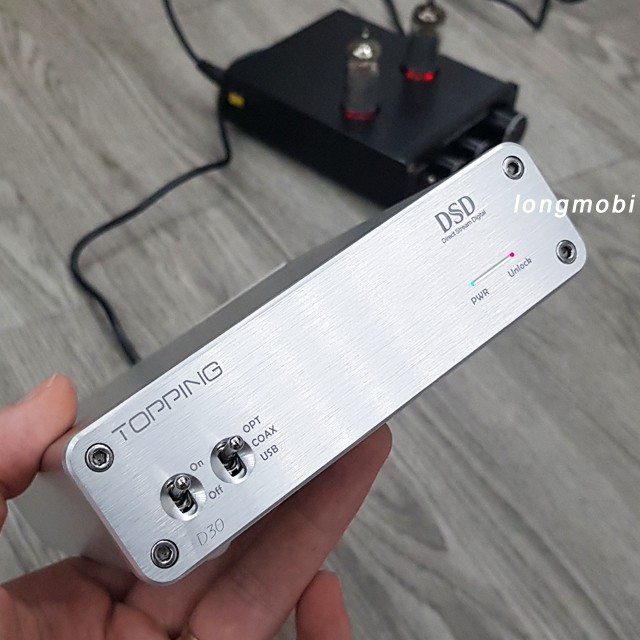 TOPPING D30 - Đầu giải mã nhạc DSD128 PCM 192KHZ/24BIT Tặng dây RCA Monster