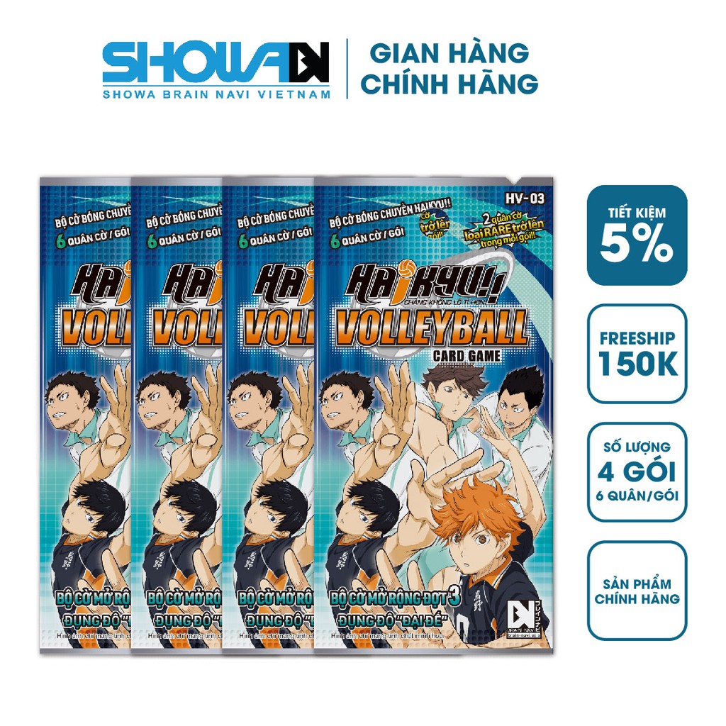 Bộ cờ bóng chuyền Haikyu - Combo - 4 HV-03