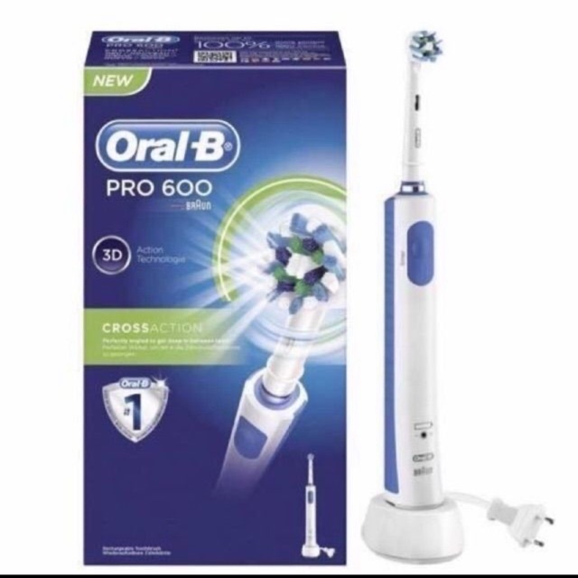 Bàn chải điện Oral-B Pro 600 CrossAction Electric Toothbrush Made in Germany Gia: 900K
