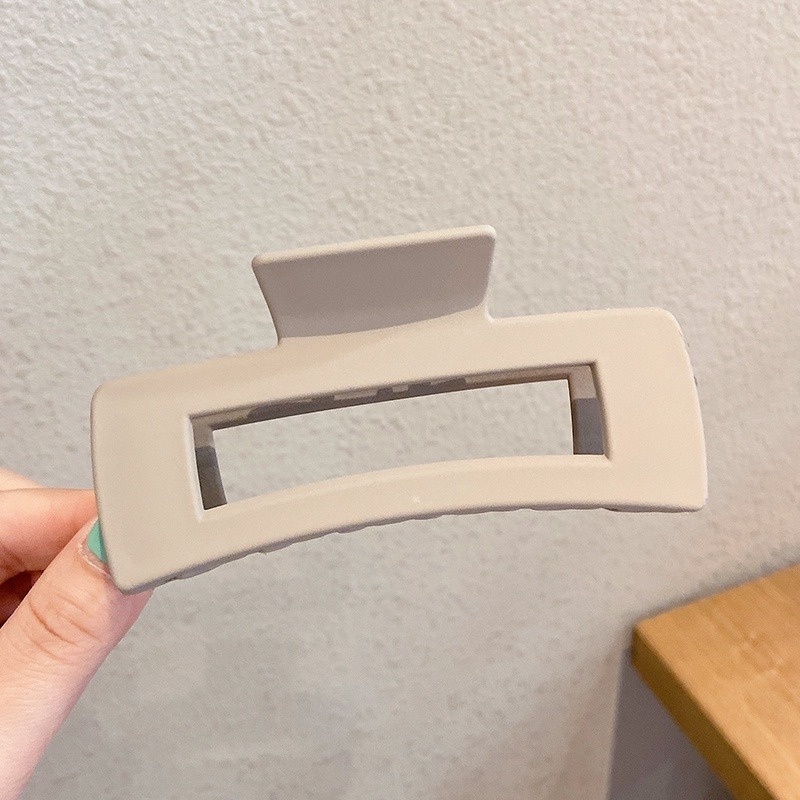 Kẹp Tóc Hình Vuông Kích Thước Lớn Đơn Giản Phong Cách Hàn Quốc