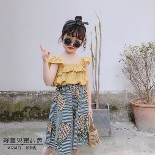 Set 2 chi tiết dứa vàng