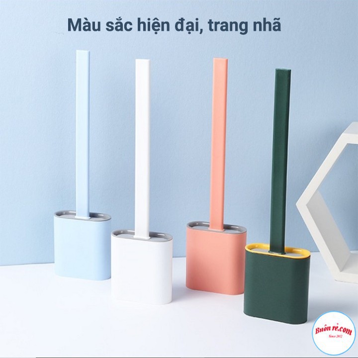 Cọ Vệ Sinh Bồn Cầu Bằng Silicon Tiện Dụng Kèm Hộp Đựng 88185 Giao Hàng Nhanh