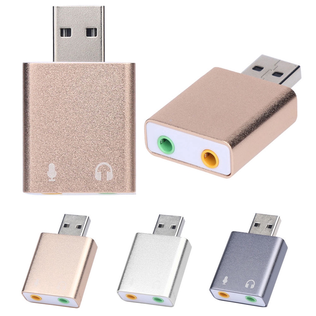 Card chuyển đổi âm thanh từ USB sang cổng cắm 3.5mm