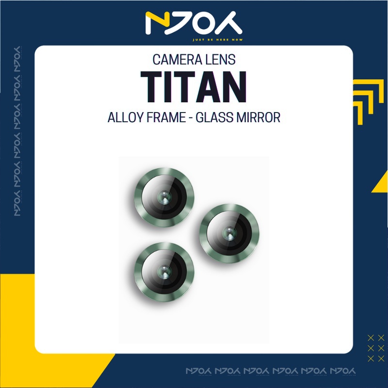 Bộ Vòng Kim Loại Bảo Vệ Camera Ip Titan 9h Chống Trày Xước Cho Ip 12 Pro Max 11 Pro Max Njoyshop