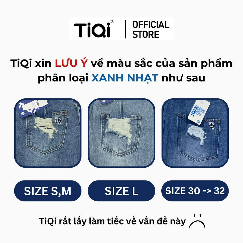 Quần jean ống rộng rách gối túi kiểu mới TiQi Jeans B2-250